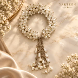 White Luxury Bracelet Gajra
