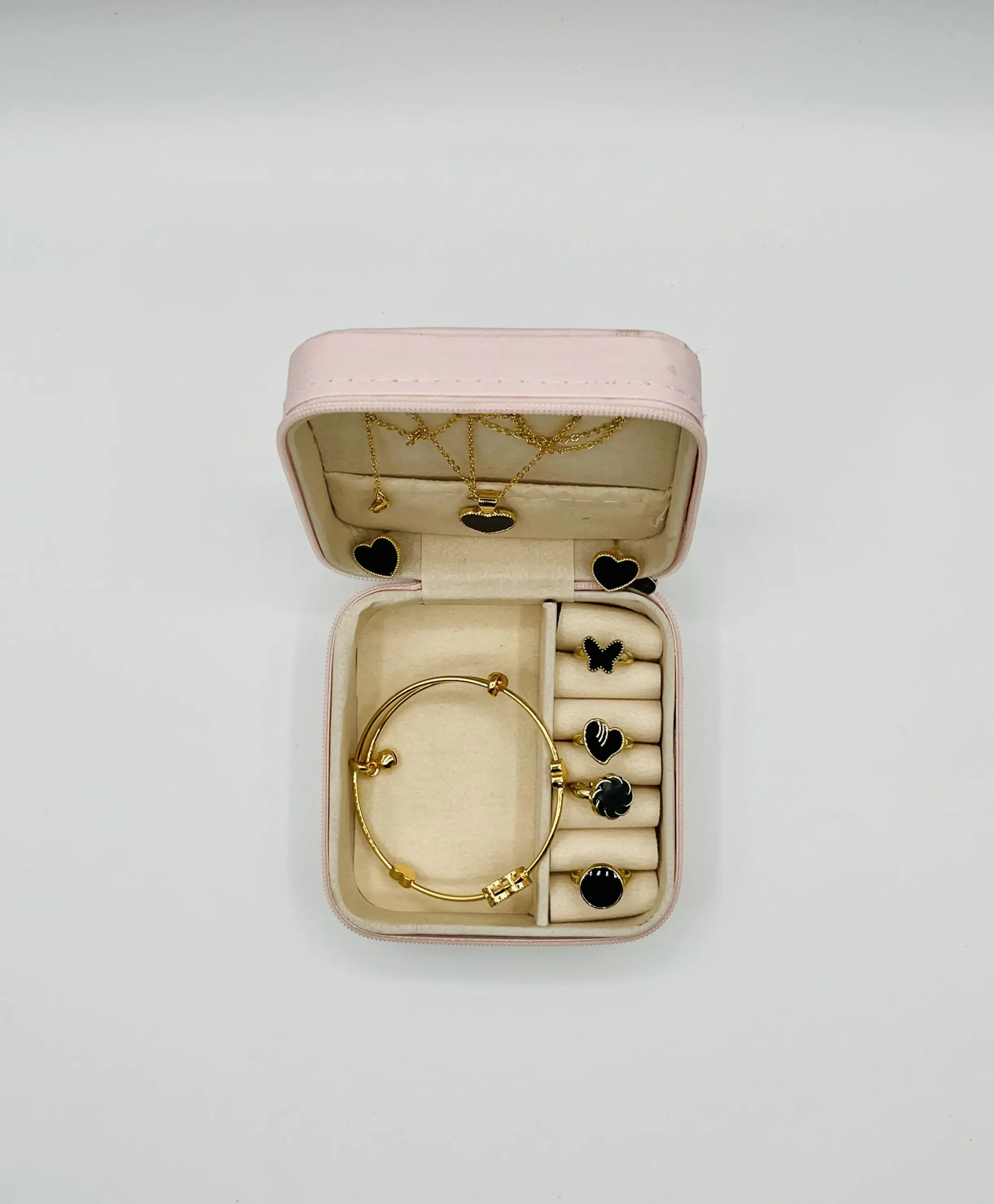Midnight Heart Black Gold Jewelry Gift Set - Image 3