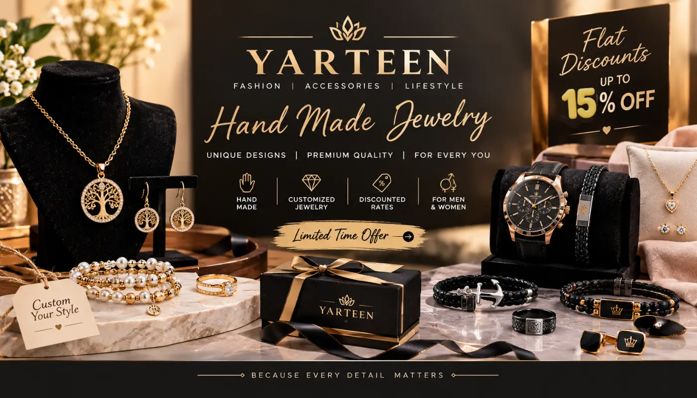 YARTEEN handmade customized jewelry for men and women
