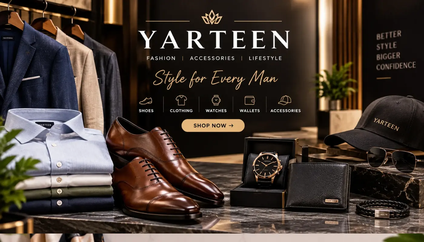 YARTEEN men's fashion shoes clothing watches and accessories